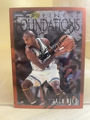 1996-97 Finest Charlotte Hornets Basketball Card #238 Glen Rice B - Image 1 of 2