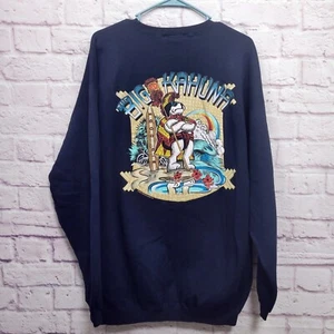Sudadera Gráfica Big Dogs Big Kahuna Años 90 De Colección Talla XL Cuello Redondo Peso Pesado - Imagen 1 de 10
