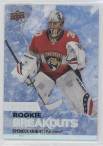 2021-22 Upper Deck Rookie Breakouts RB14 Spencer Knight 40/100 - Foto 1 di 1