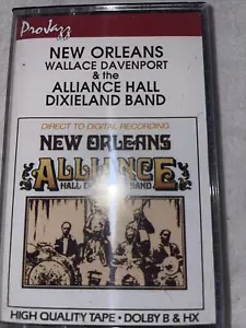New Orleans Alliance Hall Dixieland Band Cassette Tape Jazz Rare - Picture 1 of 4