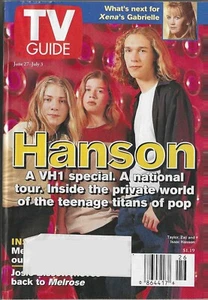 1993 TV GUIDE June 27-July 3 Taylor Zac and Isaac Hanson - Picture 1 of 1