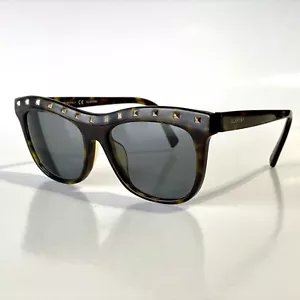 Valentino V650S Sunglasses 215 Dark Havana Rockstuds Studded Frame Only - Italy - Picture 1 of 18