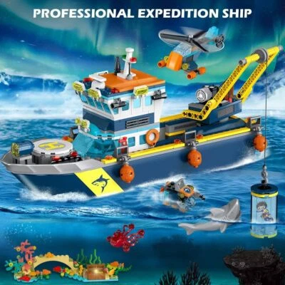 HOGOKIDS City Exploration Arctic Explorer Ship [New Toy] Building Set - HG1005 - Image 1 of 4