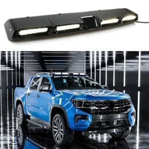 Top Lamp Roof Light Bar W/Led DRL Light Bar Fits For Amarok 2023 2024 - Picture 1 of 6