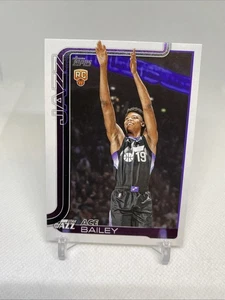 2025-26 Topps NBA Flagship Basketball Ace Bailey RC Rookie #205 Utah Jazz  - Bild 1 von 2