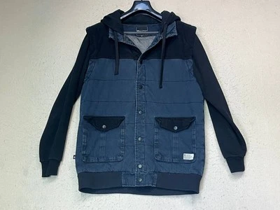 Matix Jacket Hooded Blue  Zip up Men's Size large  - Image 1 of 4