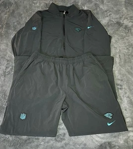 Jacksonville Jaguars Team Issued NFL Nike Onfield Tracksuit Mens L- EUC! - Picture 1 of 15