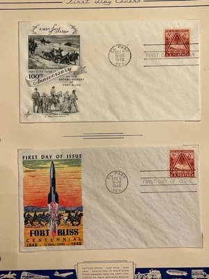 1948 3c 100th Anniversary of Founding of Fort Bliss Stamp #976 First Day Covers - Image 1 of 3