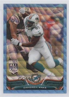 2013 Topps Chrome Blue Wave Refractor Cameron Wake #177 - Image 1 of 2