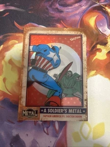 Marvel Metal A SOLDIER'S METAL Doctor Doom VS Captain America - Picture 1 of 4