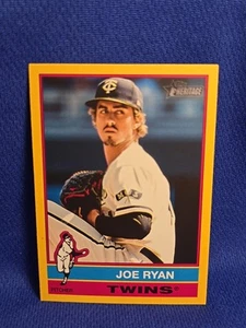 2025 Topps Heritage Baseball Yellow Border Joe Ryan #276 Twins - Picture 1 of 2