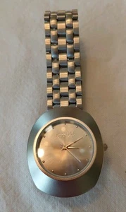 Michael Giordano Mens Watch Quartz Silver Vintage 1990's Stainless Steel Back - Picture 1 of 5
