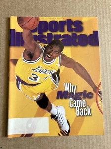 Magic Johnson Los Angeles Lakers 1996 Sports Illustrated No Label - Picture 1 of 4