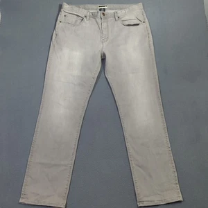 Travis Mathew Jeans Men's 38x33 Gray Straight Performance Denim - Picture 1 of 11