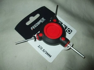 Feedback-Sports Llave hexagonal fija de 3 vías (2 mm, 2,5 mm, 3 mm) - Imagen 1 de 1