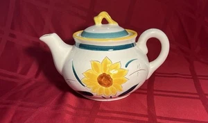 STANGL POTTERY "GARDEN 'FLOWER" REDWARE TEA POT - Picture 1 of 24