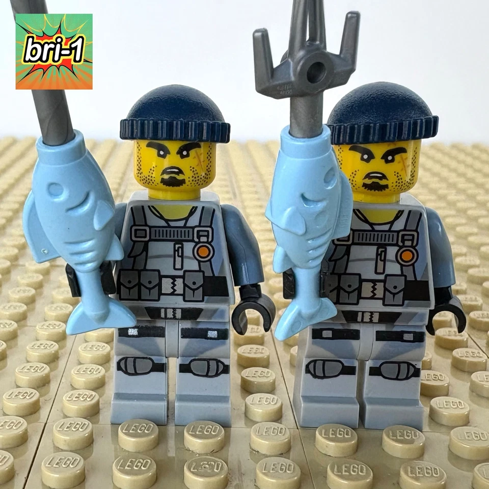 LEGO Ninjago Película: 2 Tiburones Army Gunners, PECES njo0341, 70609, 70612 Bombardero 2017 Foto 1 de 4