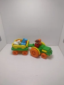 Vintage Rare Child Guidance Tractor & Animal Play Set , Complete - Picture 1 of 12