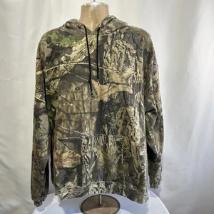 Mossy Oak Hoodie Sweater Mens 2XL Break Up Camo Vintage - Picture 1 of 9