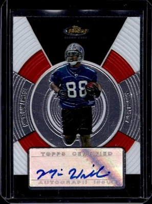 2005 Finest Mike Williams Rookie Auto RC #213/299 Texans Lions - Image 1 of 2