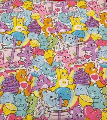 Camelot Fabrics Care Bears 1 yard Cotton Quilting 44" wide Colorful 2023 HTF - Image 1 of 4