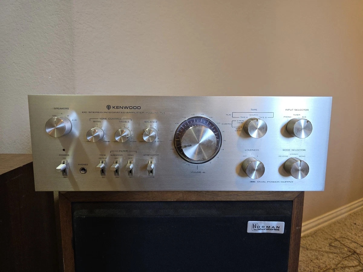 レア♪動作OK KENWOOD KH-535 80年代 ビンテージ イヤホン オールド ケンウッド TRIO Kenwood KA-88 Home Stereo Integrated Amplifier - YouTube