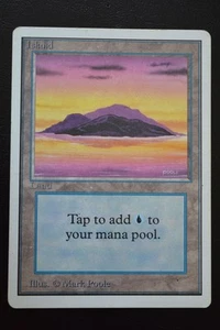 Magic The Gathering MTG ISLAND (A) Unlimited MP Moderately Played - Bild 1 von 2