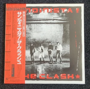 THE CLASH JAPAN 3 X LP OBI JAPANESE SANDANISTA ! JPN PUNK DAMNED SEX PISTOLS - Picture 1 of 12