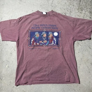 Vtg 1994 Inter-Tribal Indian Ceremonial Tee XL Gallup New Mexico Single Stitch - Picture 1 of 5