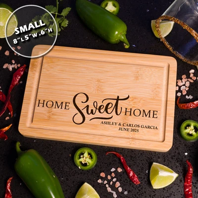 Tabla de cortar bambú grabada personalizada Foto 1 de 4