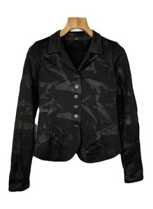 Marithe Francois Girbaud ladies avant-grade abstract blazer jacket size US 5 - Picture 1 of 19