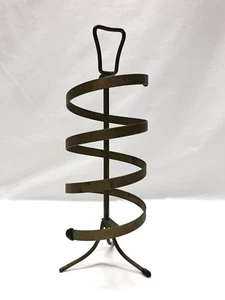 Cool Vintage Mid Century Revolving Metal Earring Holder Stand  0011010 - Picture 1 of 5