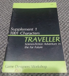 Traveller RPG - Supplement 1 - 1001 Characters - GDW - Picture 1 of 4