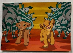 Disney 1994 THE LION KING Series 1 Trading Card #12 A Spectacular Zebra Salute - Bild 1 von 2