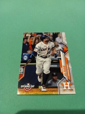 2020 Topps Opening Day Jose Altuve Houston Astros #89 - Image 1 of 2