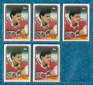 NM-MINT OR BETTER (5) CARD LOT 1988 TOPPS #388 BILL FRALIC FALCONS PITTSBURGH - Bild 1 von 1