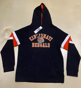 Cincinnati Bengals Herren Old Reliable Fashion Schwarz Kapuzen NFL Sweatshirt Gr. M - Bild 1 von 8
