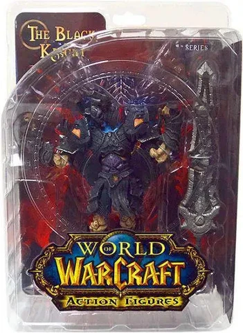 DC Unlimited World of Warcraft Series 8 Argent Nemesis Black Knight Figure NEW Cover