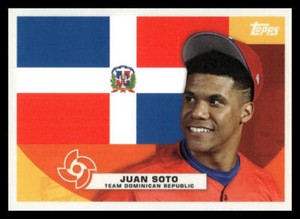 2023 Topps WBC Global Stars Juan Soto  Flag of a Nation F-7 Team D.R.