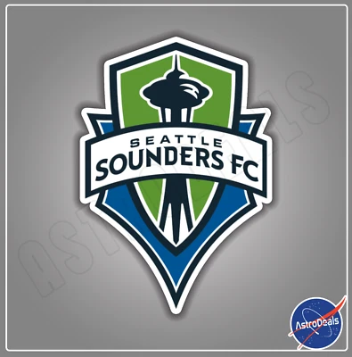 Seattle Sounders FC MLS Soccer Football Logo Sticker Decal *Size: 3"-12"*