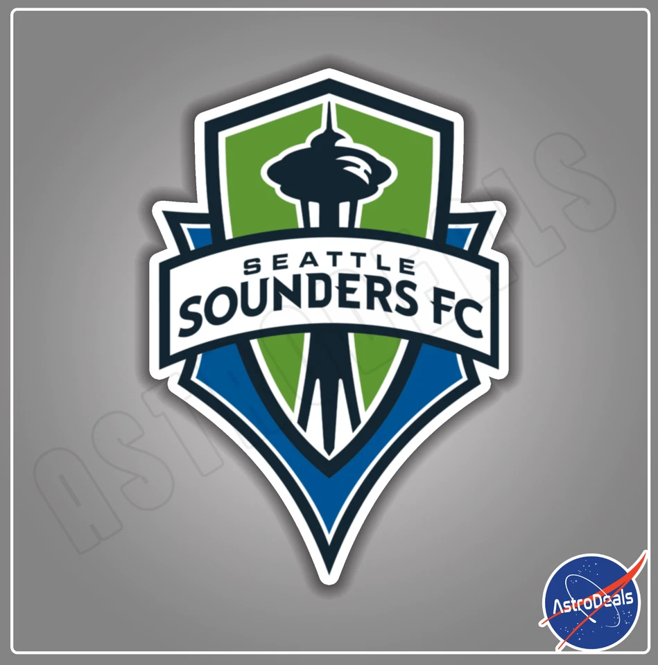 Seattle Sounders FC MLS Soccer Football Logo Sticker Decal *Size: 3"-12"* - Image 1 of 1
