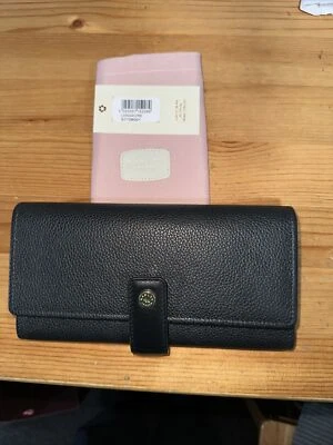 RADLEY ‘Longacre’ Black Leather Matinee Purse With Dust Bag - BNWT - - Image 1 of 4
