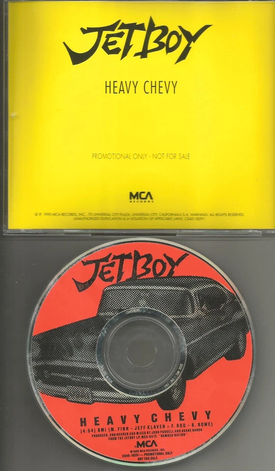 JETBOY Ханой рок член тяжелый CHEVY большой Chevy фото диск промо DJ CD сингл - Изображение 1 из 1