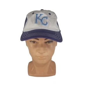 Kansas City Royals Hat Youth Blue KC Snapback Sluggers Blue Crew Adjustable MLB - Picture 1 of 6