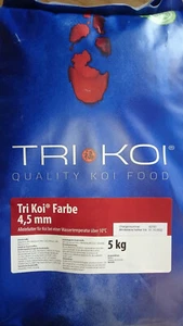 Tri Koi Farbe - farbförderndes Koifutter aus der Schweiz - 4,5 mm - 10 kg - Bild 1 von 1