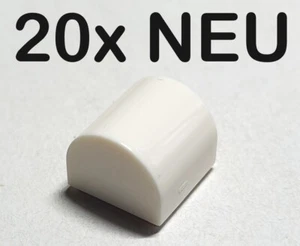 20x NEU LEGO® 49307 Slope Curved 1x1x2/3, Dachstein Rundstein, Weiß White #09 - Bild 1 von 1