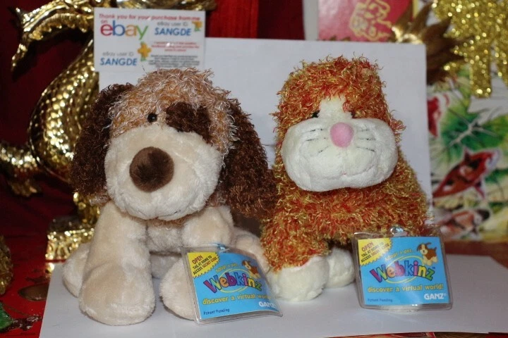 Webkinz Original Brown Cheeky Dog HM063 With Tag Code RARE