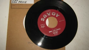 ROCK & ROLL BLUES DOO WOP 45 RPM RECORD WEE HOURS SAM PRICE & ALL STARS SAVOY - Picture 1 of 1