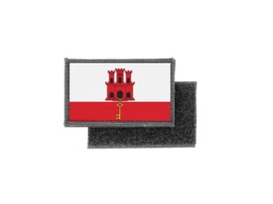 Flag patch printed badge country gibraltar - Picture 1 of 1