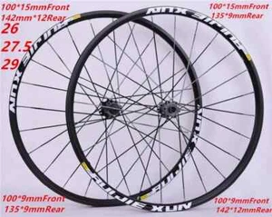 29er 27.5er Mountain Bike Wheelset Disc Brake 6 Bolts Front 2 Rear 4 Bearing Hub - Picture 1 of 12
